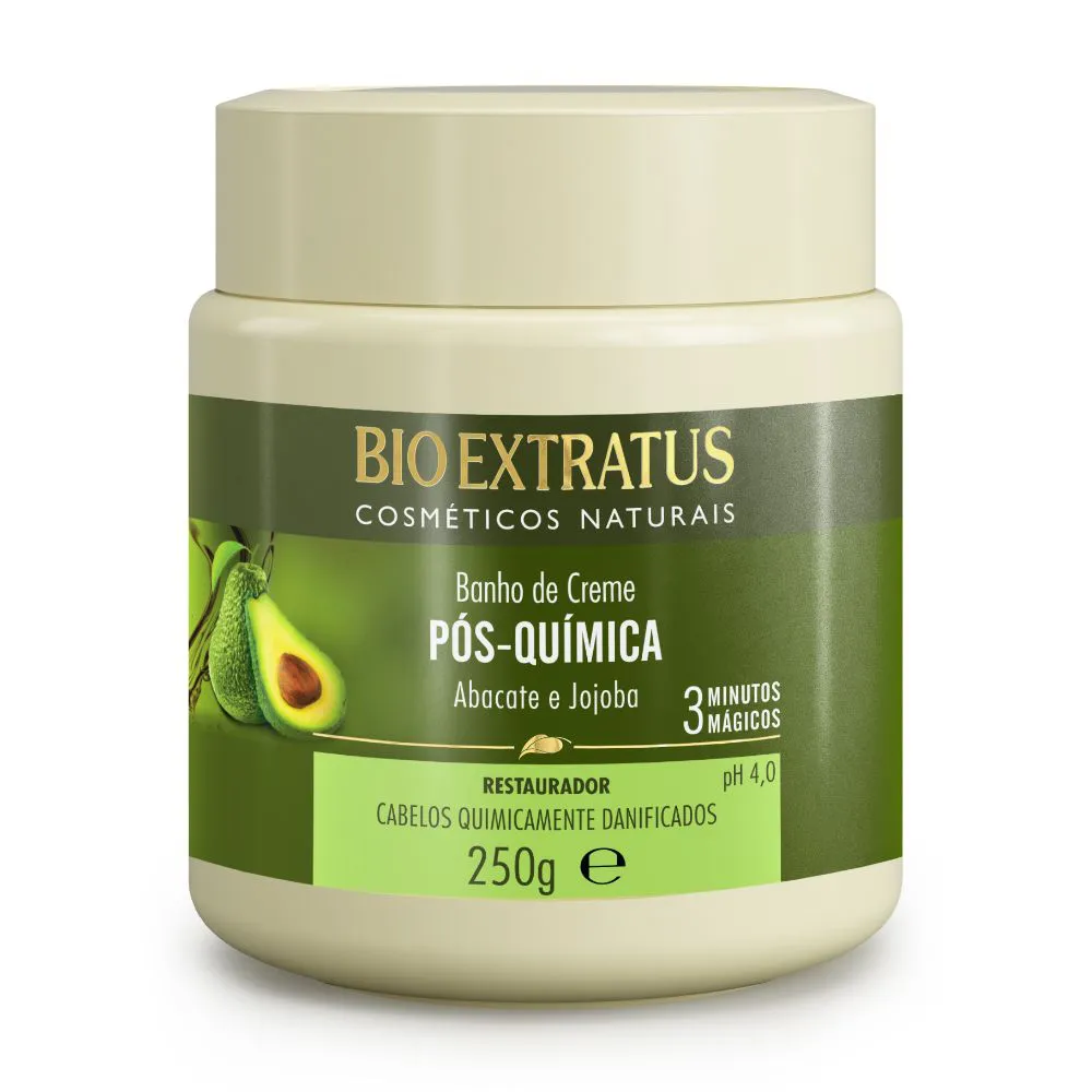 BIO EXTRATUS BANHO DE CREME PÓS QUÍMICA 250G
