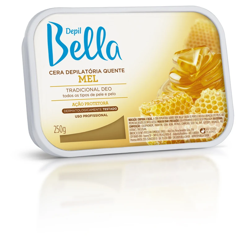 BELLA CERA DEPIL TRAD MEL 250G