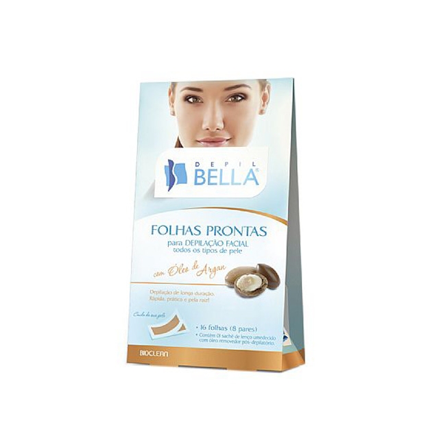 BELLA FOLHAS PRONTAS FACIAL ARGAN C/16