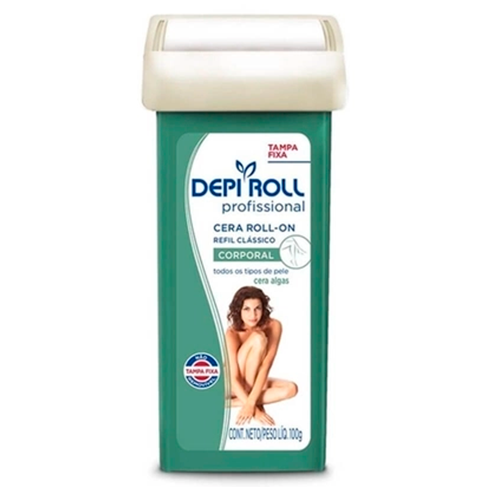 DEPI ROLL CERA REFIL VERDE 100G