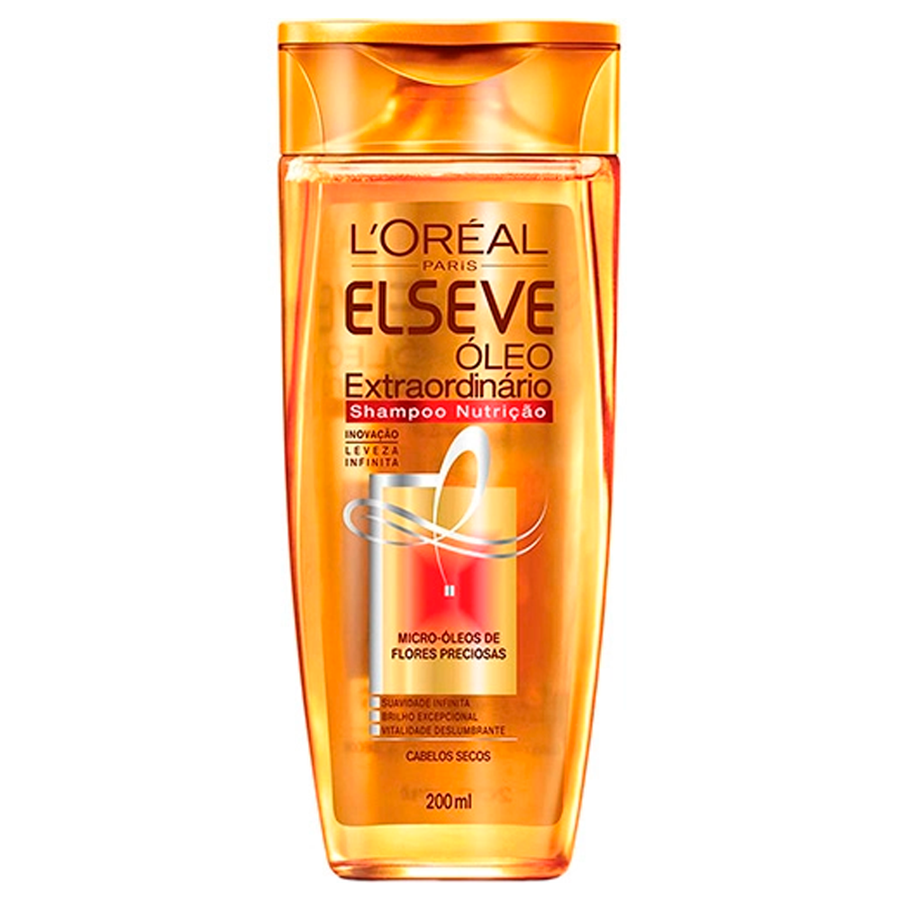 SHAMP ELSEVE OLEO EXT NUTRICAO 200ML
