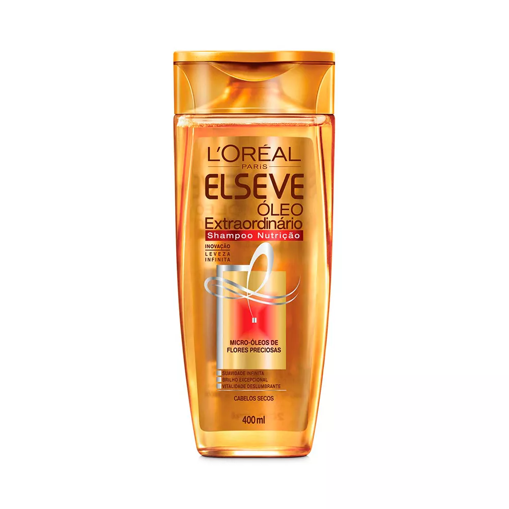 SHAMP ELSEVE OLEO EXT NUTRICAO 400ML
