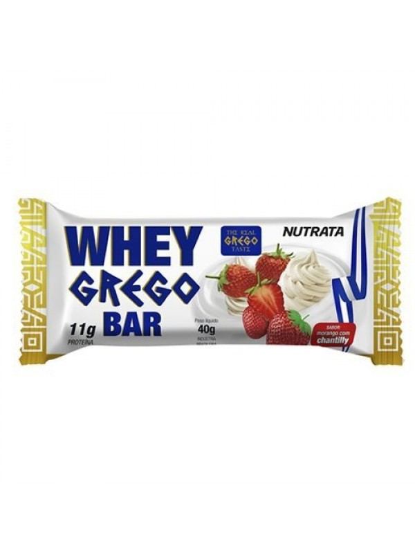 WHEY GREGO BAR MORANGO 40G