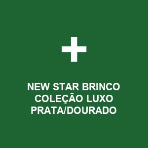 NEW STAR BRINCO COLEÇÃO LUXO PRATA/DOURADO