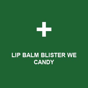 LIP BALM BLISTER WE CANDY