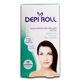 DEPI ROLL FOLHAS FACIAL ALGAS C/8 PARES