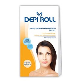 DEPI ROLL FOLHAS FACIAL TRADIC C/8 PARES