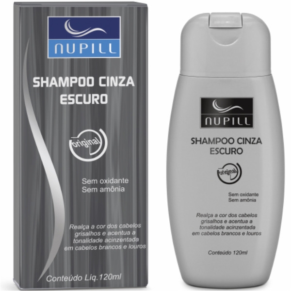 NUPIL SHAMP CINZA ESCURO 120ML