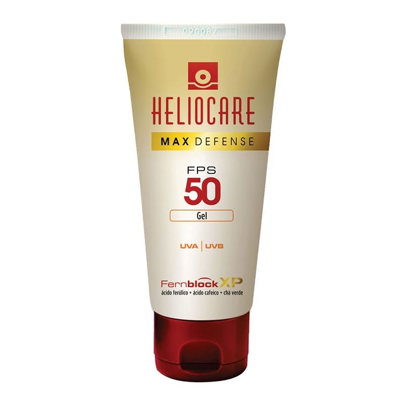 HELIOCARE MAXDEFENSE  GEL COLOR NUDE LIGHT FPS50 50G