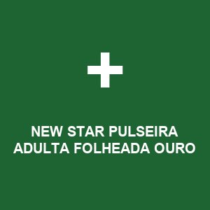 NEW STAR PULSEIRA ADULTA FOLHEADA OURO