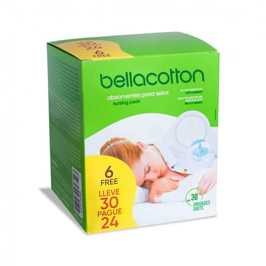 PROTETOR DE SEIOS BELLACOTTON C/30