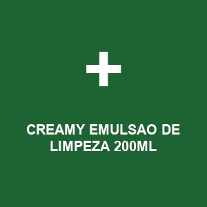 CREAMY EMULSAO DE LIMPEZA 200ML