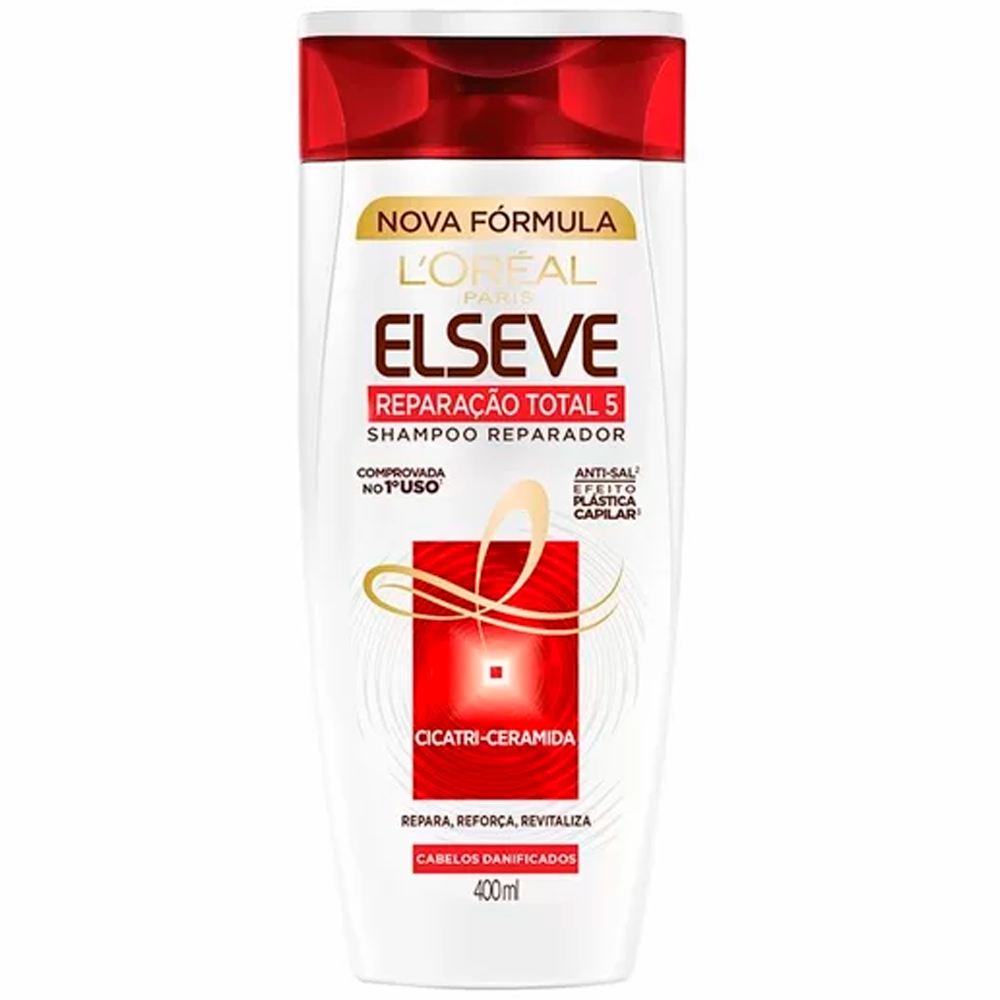 SHAMP ELSEVE REP TOTAL 5+ 400ML