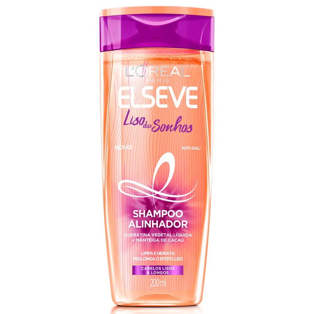 SHAMP ELSEVE LISOS DOS SONHOS 200ML