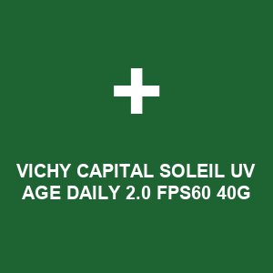 VICHY CAPITAL SOLEIL UV AGE DAILY 2.0 FPS60 40G