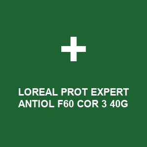 LOREAL PROT EXPERT ANTIOL F60 COR 3 40G