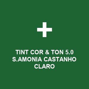 TINT COR & TON  5.0 S.AMONIA CASTANHO CLARO