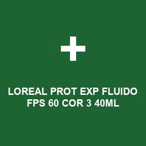 LOREAL PROT EXP FLUIDO FPS 60 COR 3 40ML