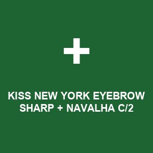 KISS NEW YORK EYEBROW SHARP + NAVALHA C/2