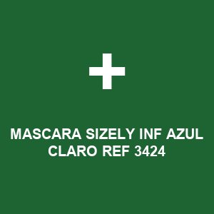 MASCARA SIZELY INF AZUL CLARO REF 3424