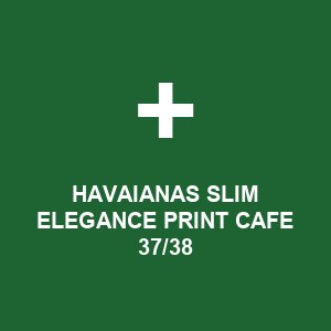 HAVAIANAS SLIM ELEGANCE PRINT CAFE 37/38