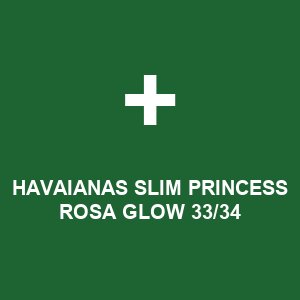 HAVAIANAS SLIM PRINCESS ROSA GLOW 33/34