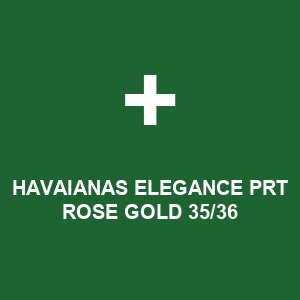 HAVAIANAS ELEGANCE PRT ROSE GOLD 35/36
