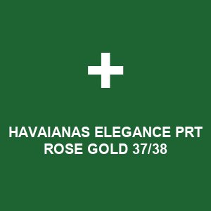 HAVAIANAS ELEGANCE PRT ROSE GOLD 37/38