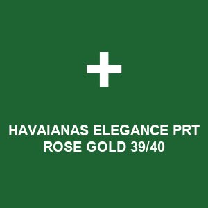 HAVAIANAS ELEGANCE PRT ROSE GOLD 39/40