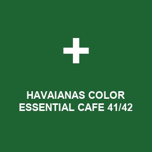 HAVAIANAS COLOR ESSENTIAL CAFE 41/42