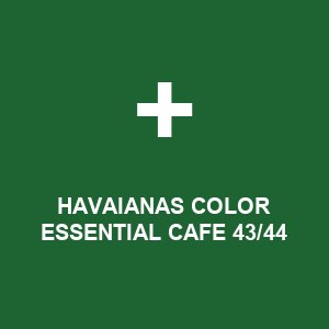 HAVAIANAS COLOR ESSENTIAL CAFE 43/44