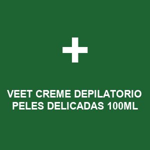 VEET CREME DEPILATORIO PELES DELICADAS 100ML