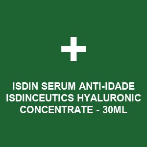 ISDIN SERUM ANTI-IDADE ISDINCEUTICS  HYALURONIC CONCENTRATE - 30ML