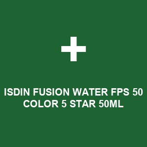 ISDIN FUSION WATER FPS 50 COLOR 5 STAR 50ML