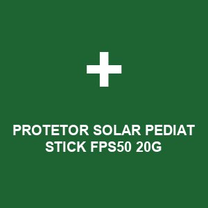 PROTETOR SOLAR PEDIAT STICK FPS50 20G