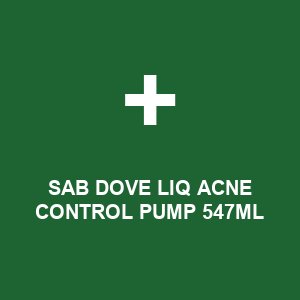 SAB DOVE LIQ ACNE CONTROL PUMP 547ML