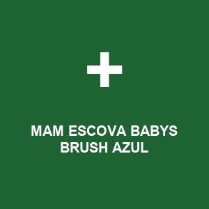 MAM ESCOVA BABYS BRUSH AZUL
